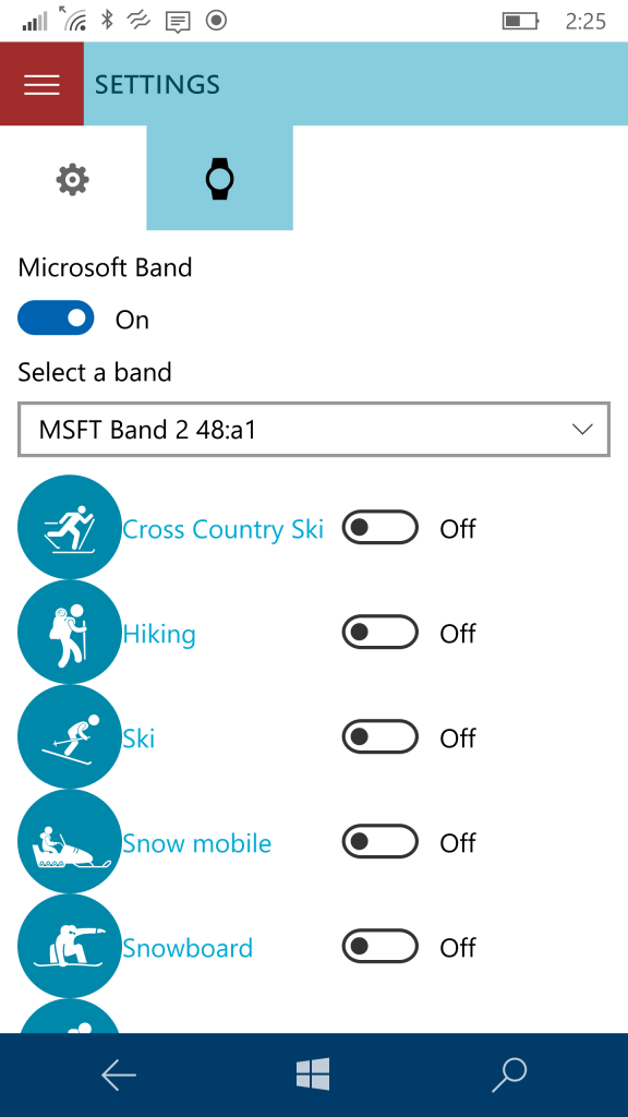Active Fitness - Microsoft Band