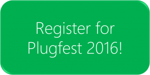 Register for Plugfest 2016