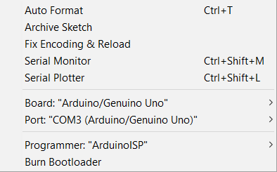 arduino-settings
