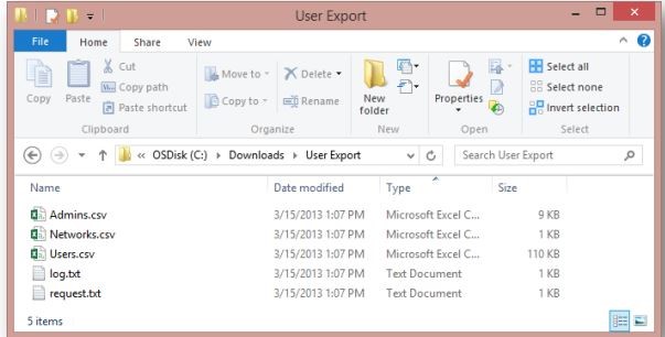 pic 3 - user export files