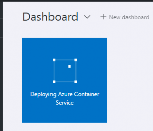 Deploy Azure Container Service deploying