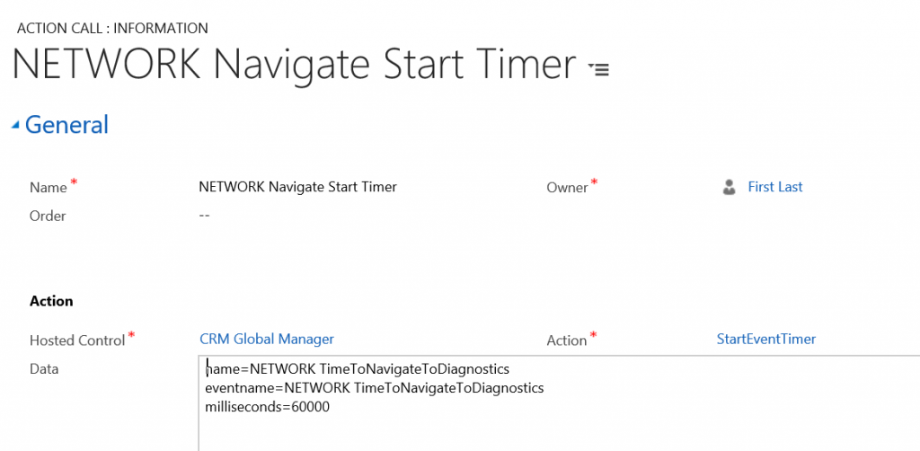 NETWORK Navigate Start Timer