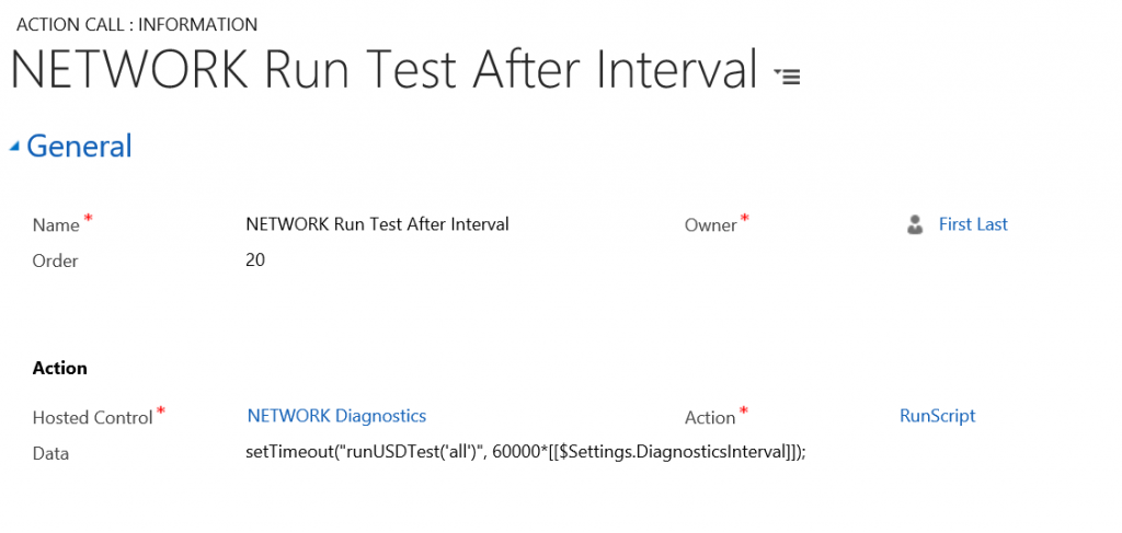 NETWORK Run Test After Interval