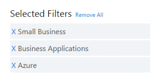Selected Filters