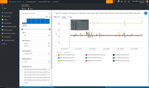 OMS Log Analytics search blade within Azure Portal