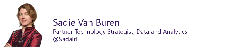 Sadie Van Buren - Partner Technology Specialist