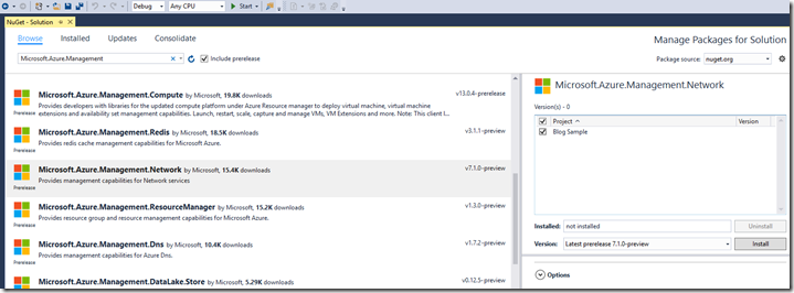 NuGet Package Manager 02