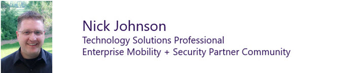 Nick Johnson, Technology Solutions Professional