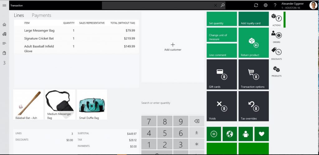 See Product Recommendations on POS transactions