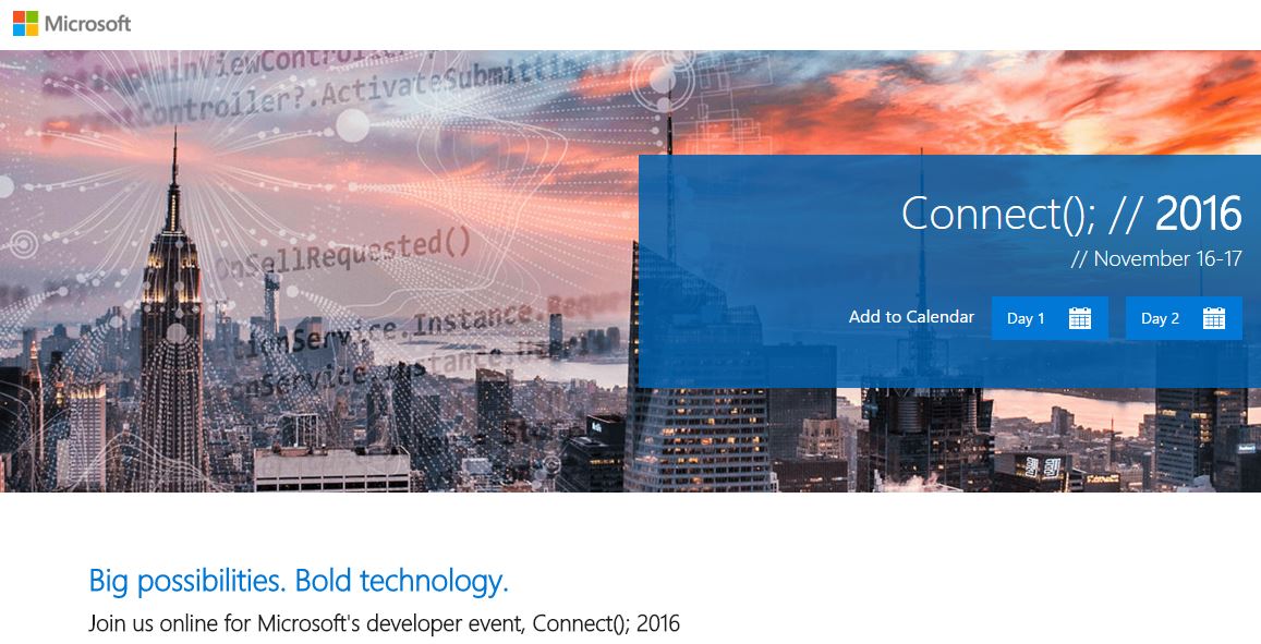 microsoft-connect-2016-event