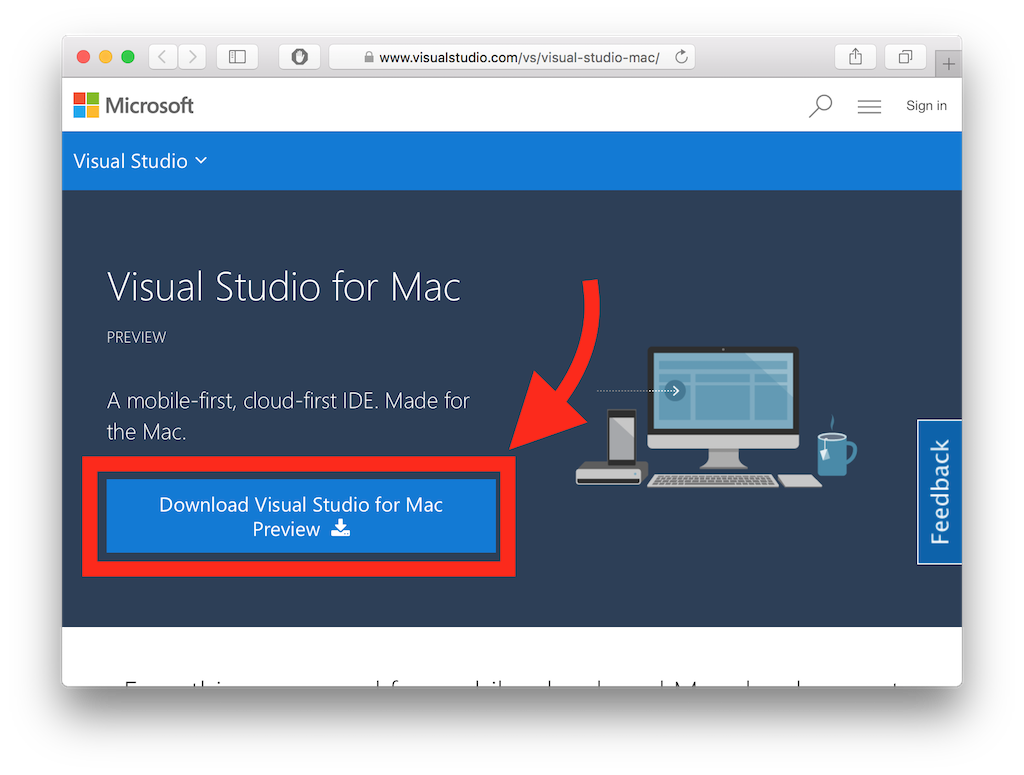 install vs for mac