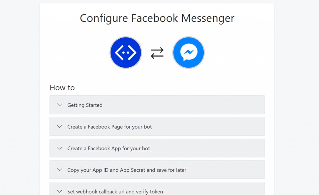 Configure Facebook Messenger