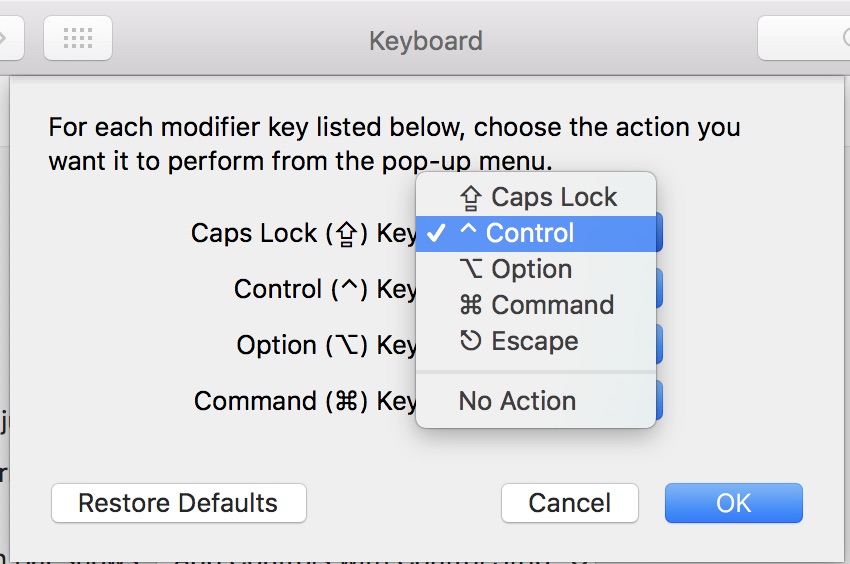 disable caps lock key