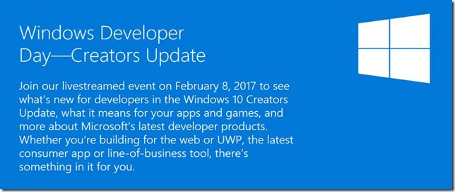 Windows Developer Day—Creators Update