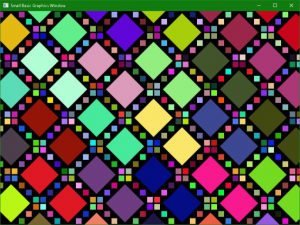 Screen shot of a program Quilt Pattern 1 (CSQ869)