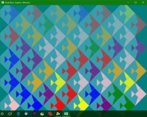 Screen shot of a program Quilt Pattern 3 (FSD172)