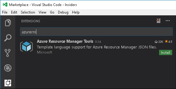 2017-04-08-azure-iac-vscode-arm-templates-2-install-azure-resource-manager-tools-extension