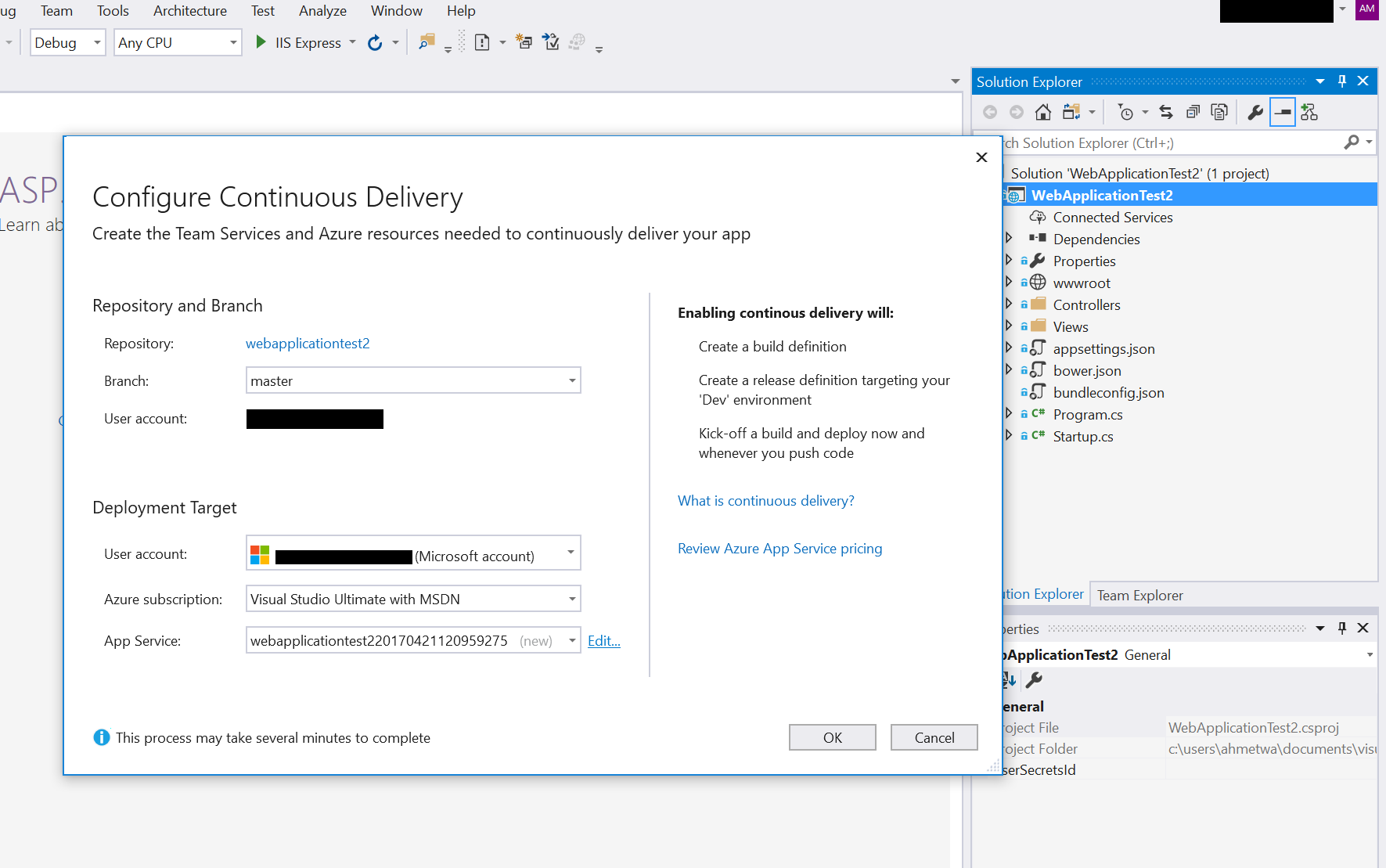 Azure Subscriptions and App Services