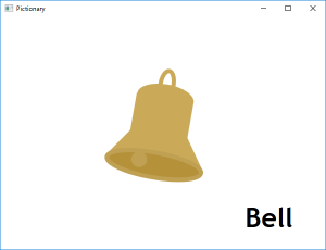 Screen shot of a program Bell