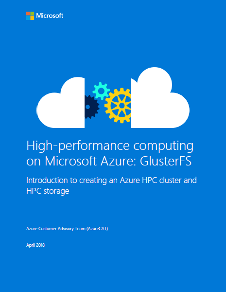 High-performance computing on Microsoft Azure: GlusterFS