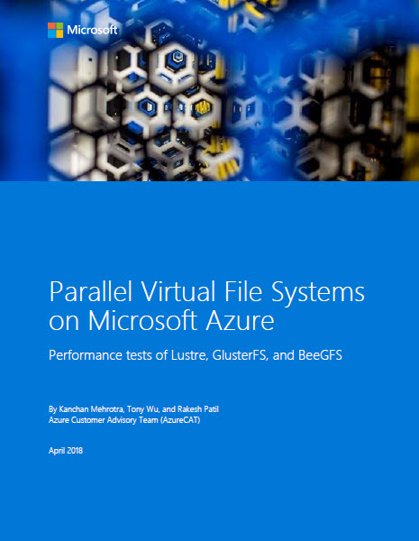Parallel Virtual File Systems on Microsoft Azure 