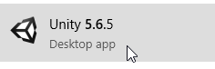 Unity 5.6.5 icon