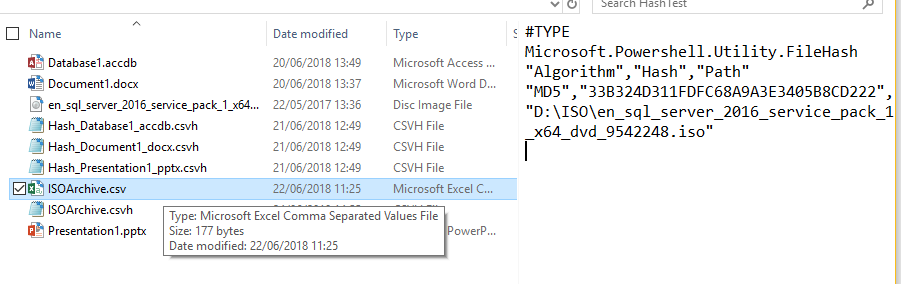 Contents of recognised file types are displayed in the preview pane