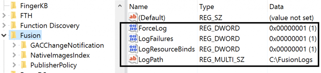 Fusion Log Registry