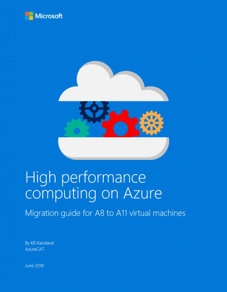 High performance computing on Azure: Migration guide for A8 to A11 virtual machines