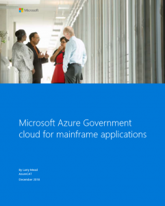 Microsoft Azure Government cloud for mainframe applications