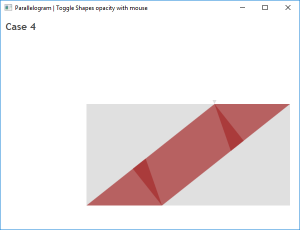 Screen shot of a program Parallelogram