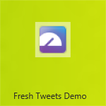 Default tile for the Fresh Tweets demo