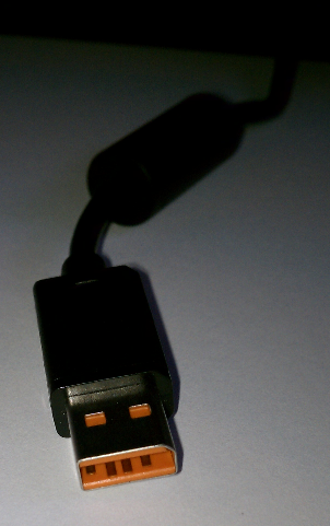 Kinect sensor’s custom USB jack. Isobel Alexander
