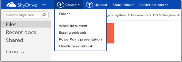 Creating a PowerPoint presentation on SkyDrive