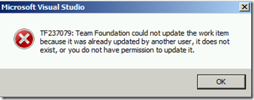 TFS 2010 error message