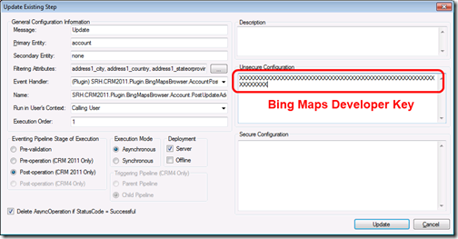 Bin Maps Plug-In Registration