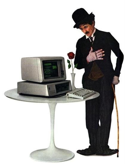 Charlie Chaplin and the original IBM PC