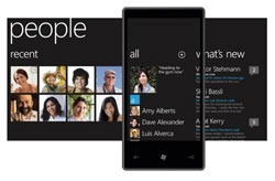Windows Phone 7 "People" hub