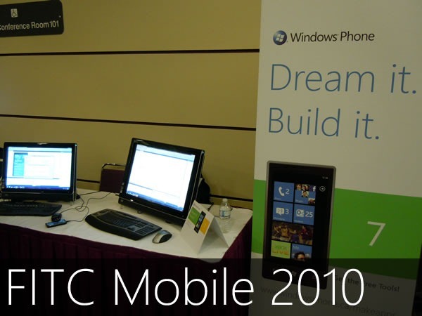 FITC Mobile 2010: The Windows Phone 7 booth