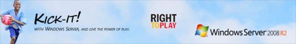 Kick-It / Right to Play / Windows Server 2008 R2