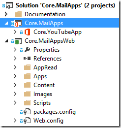 OfficeAMS-MailApp-ProjectStructure