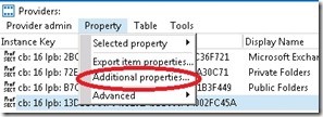 Select Additional Properties
