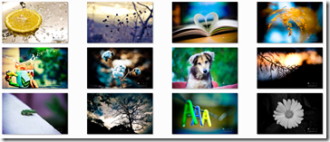 Captured moments theme for Windows