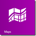 Windows 8.1 Maps app tile