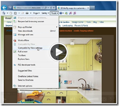 Watch this video to learn how to use Compatibility View in Internet Explorer 9
