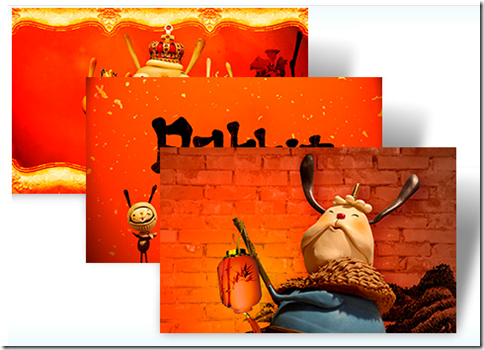 click to download Super Prosperous Year of the Rabbit Windows 7 Theme