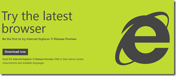 download Internet Explorer 11 Release Preview