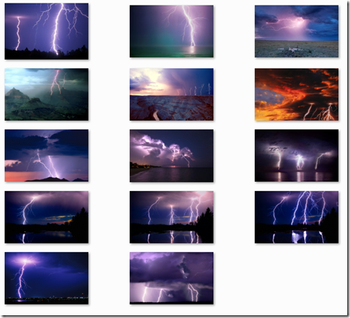 Lightning Windows 7 Theme images