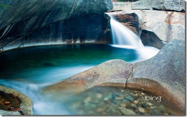 The Basin in Franconia Notch State Park, New Hampshire