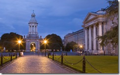 Trinity College in the early evening, Dublin, Ireland